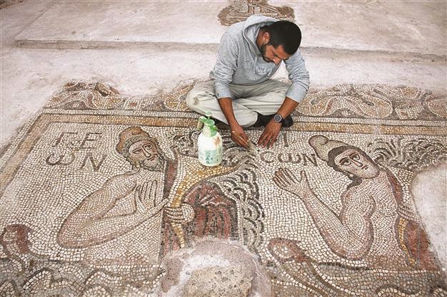 Hadrianopolis mosaics restoration nears completion Hadrianopolis mosaics restoration nears completion