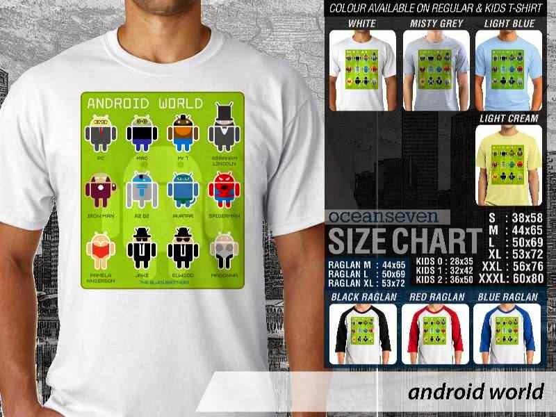 Kaos Android World distro ocean seven