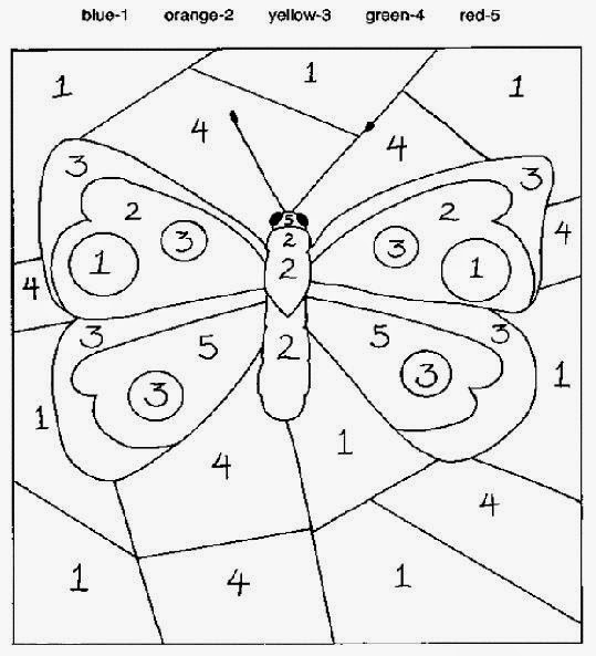 Color By Numbers Coloring Pages