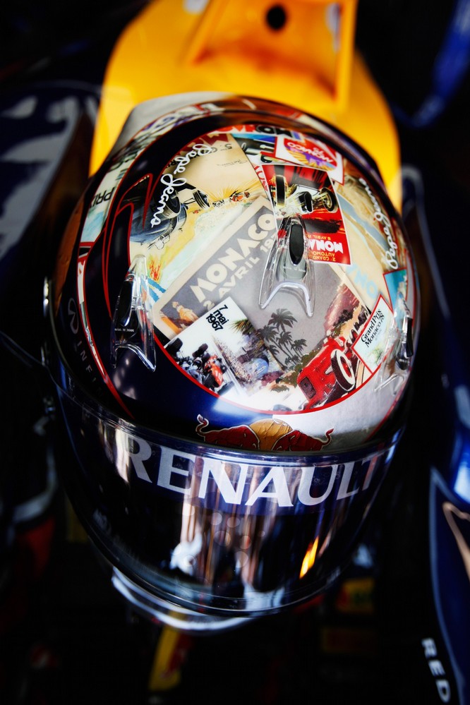 шлем Себастьяна Феттеля специально для Гран-при Монако 2011