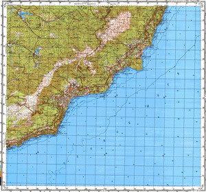 Уменьшенное изображение Карта 100k--l36-129--(1986)