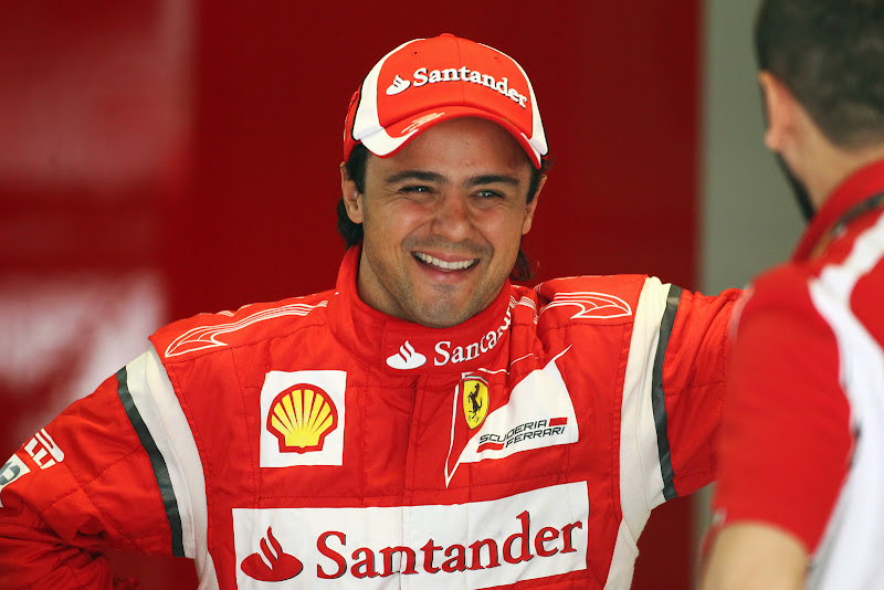 Фелипе Масса улыбается на Гран-при Италии 2011