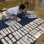 At an age where many adults no very little about geography, isn't it inspiring to see a big project like this? These boys have made their own cards of the maps of many countries.