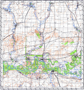 Уменьшенное изображение Карта 100k--m39-021