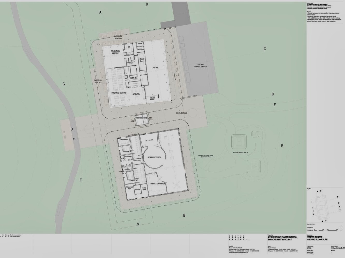 Stonehenge Visitor Centre by Denton Corker Marshall