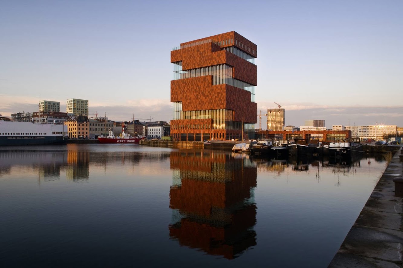 Hanzestedenplaats, 2000 Anversa, Belgio: Museum Aan De Stroom by Neutelings Riedijk Architects