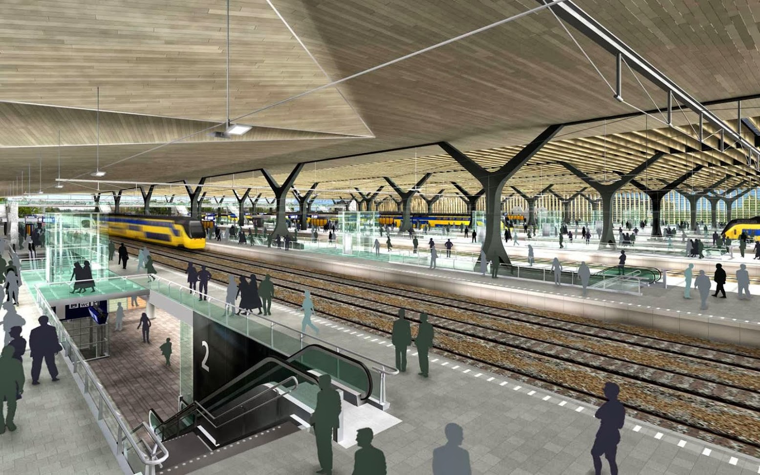 Rotterdam Central Station by MVSA Architects