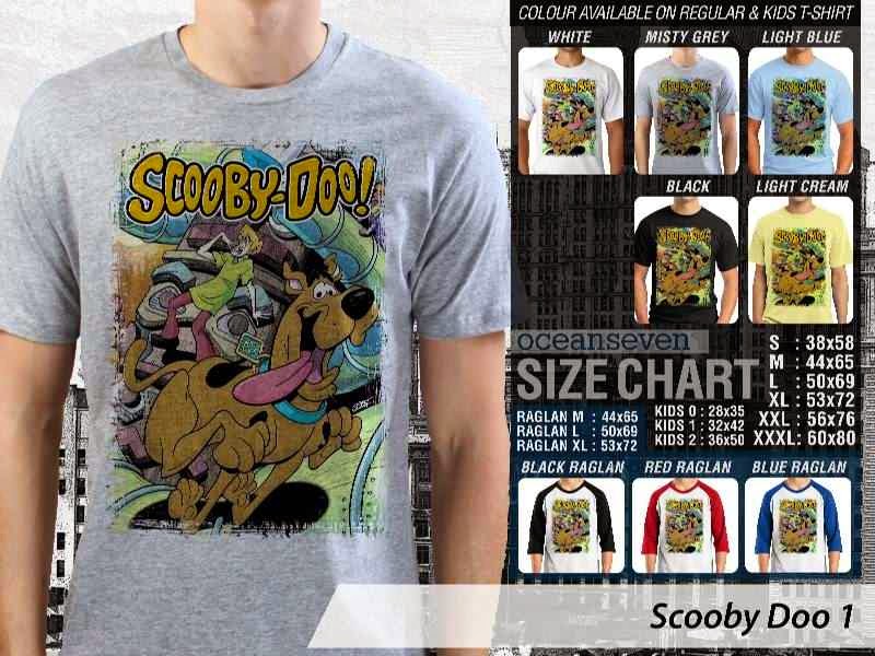 KAOS Scooby Doo 1 Kartun distro ocean seven