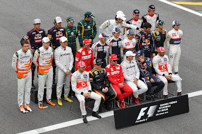 общая фотография по окончанию сезона на Гран-при Бразилии 2012