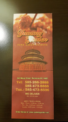Chinese Restaurant «Yummy Garden», reviews and photos, 345 Meigs St, Rochester, NY 14607, USA