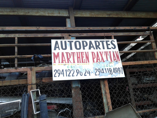 Autopartes Marthen Paxtian, 95750, Carr. Fed. Veracruz-Minatitlán 1960, San Martin, San Andrés Tuxtla, Ver., México, Comercio | VER