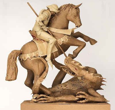 Cardboard Sculptures Seen On www.coolpicturegallery.us Cardboard Sculptures Seen On www.coolpicturegallery.us