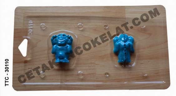 Cetakan Coklat TTC30110 Monster Inc Disney Pixar cokelat