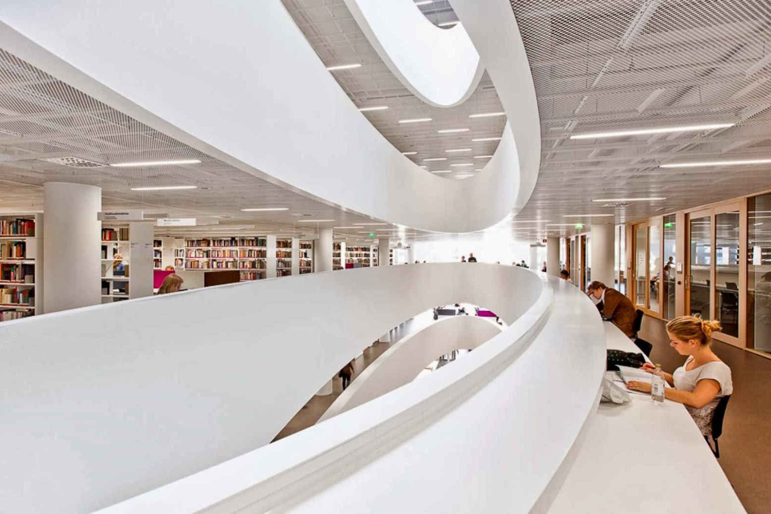Helsinki University Main Library by Anttinen Oiva Architects