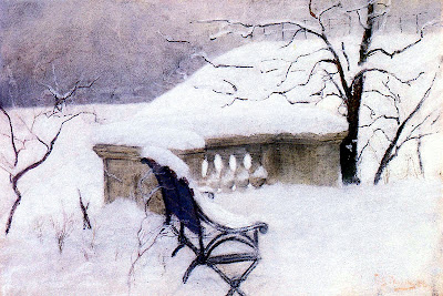 Frits Thaulow - In the Elbank, Hamburg