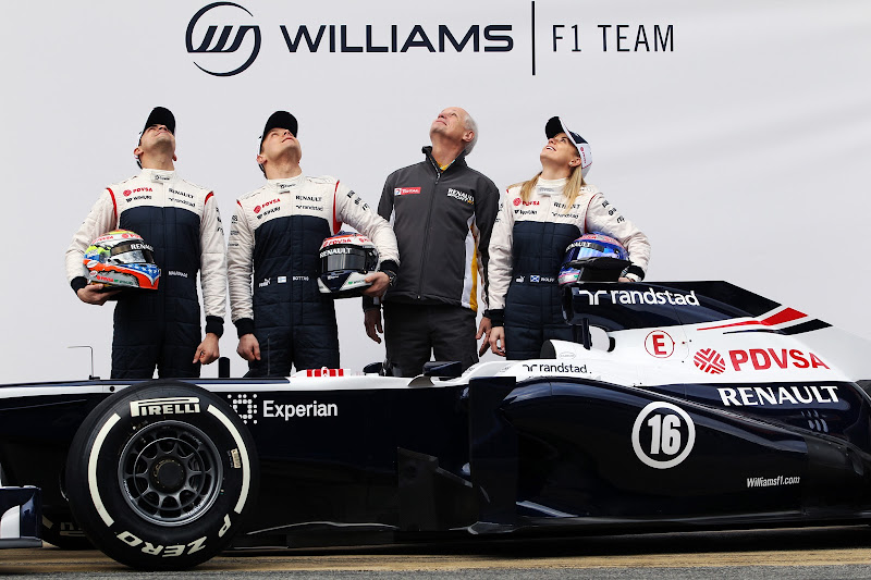 Пастор Мальдонадо Вальтери Боттас Сьюзи Вольф - презентация Williams FW35 19 февраля 2013