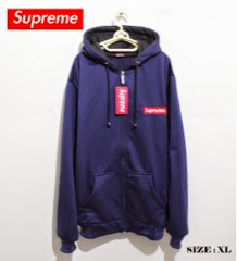 jaket supreme navy XL