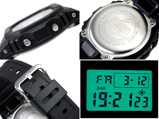 Casio G-Shock : DW-5600E-1V Casio G-Shock : DW-5600E-1V