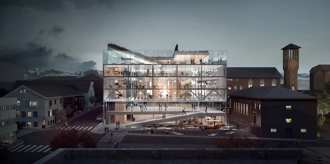 Bodø, Norvegia: BODØ City Hall by Transborder Studio