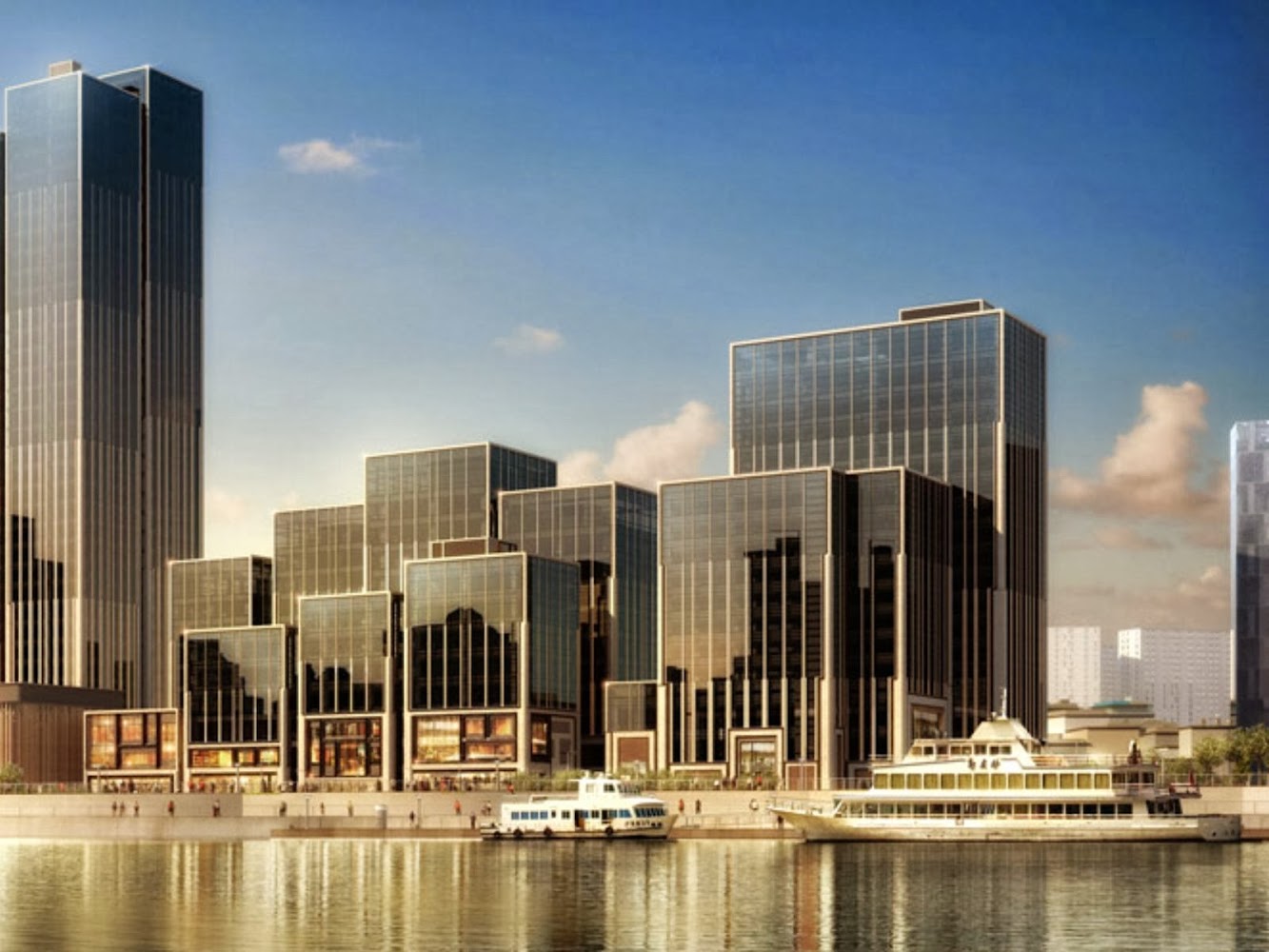 Mixed use in Shanghai by Foster Partners and