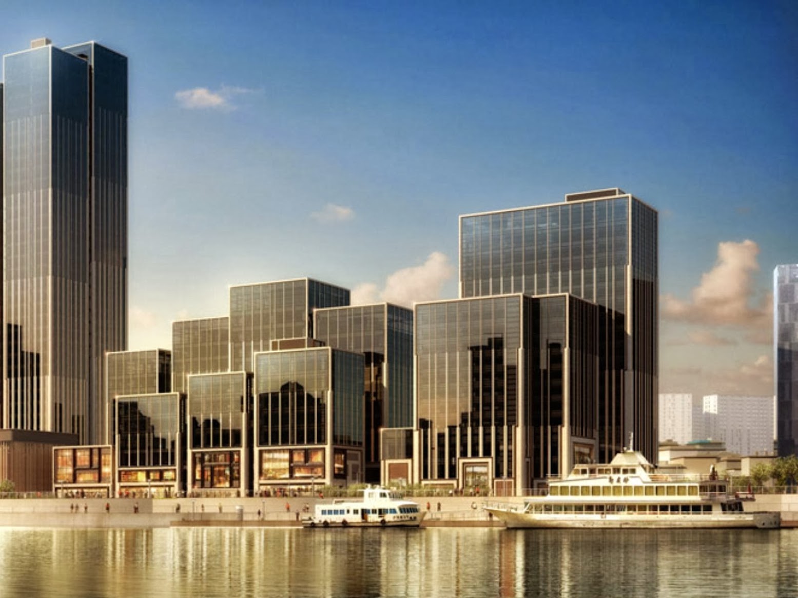 Mixed use in Shanghai by Foster Partners and