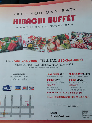 Chinese Restaurant «Hibachi Buffet», reviews and photos, 33431 Van Dyke, Sterling Heights, MI 48312, USA