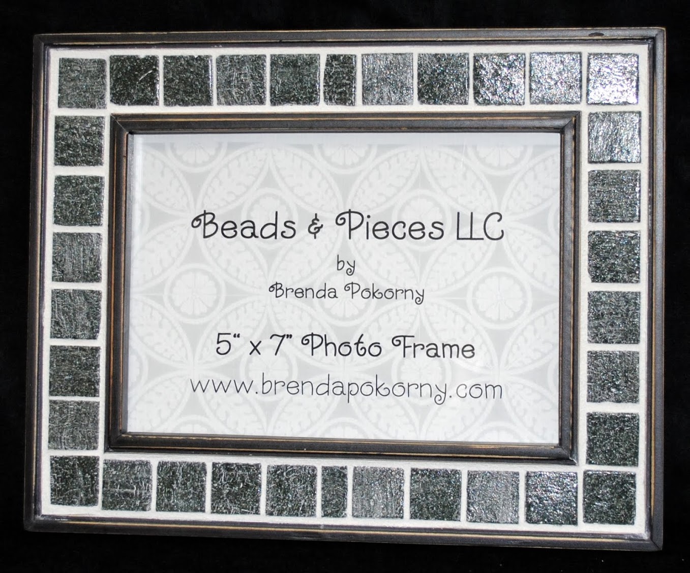 Gray Flannel 5 x 7 Mosaic Photo Frame MOF1385