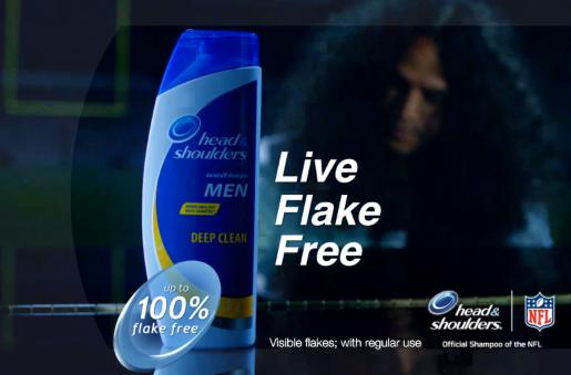 Troy Polamalu Is The Piano Man for Head & Shoulders Ad