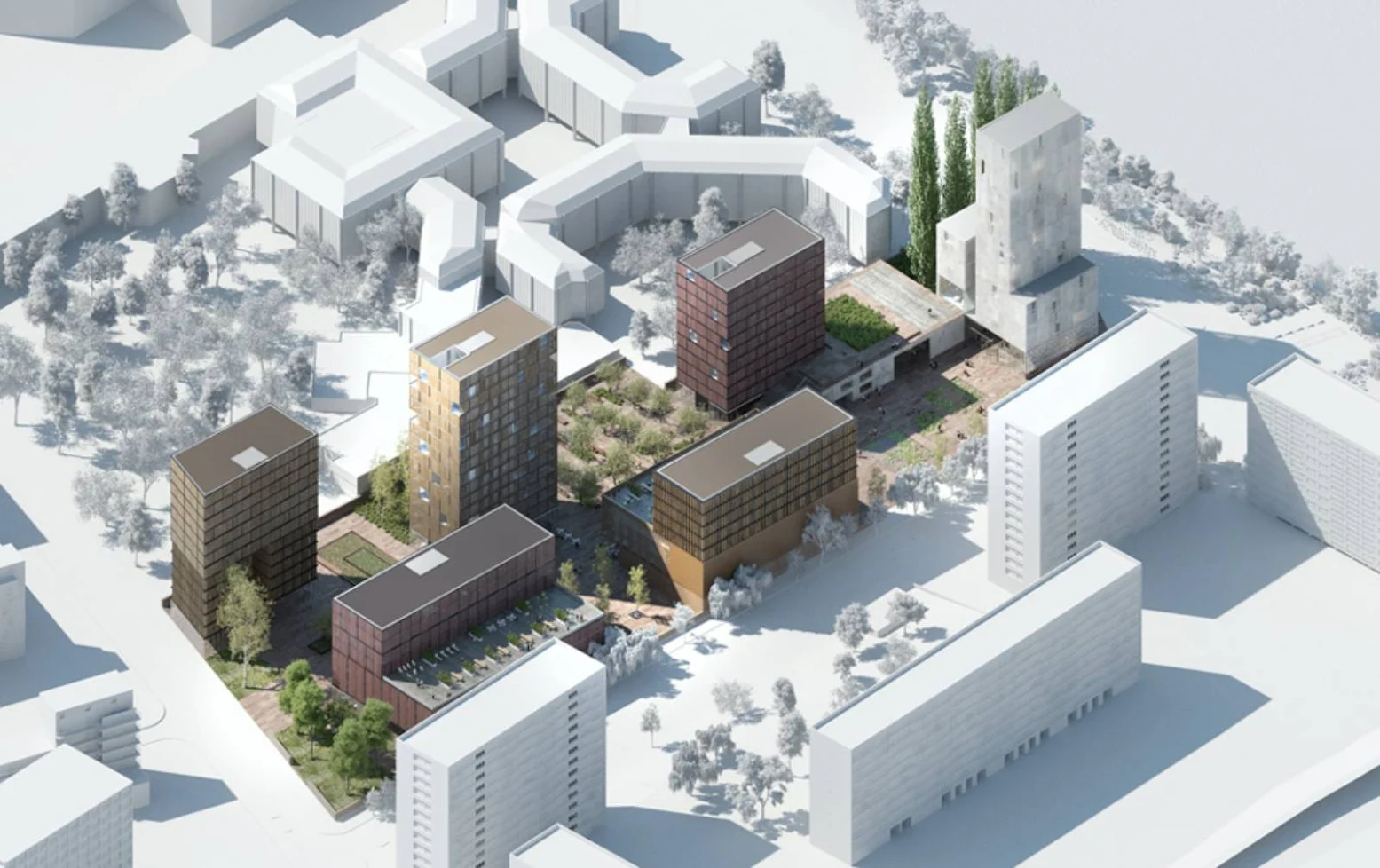 Urban regeneration by LAN Architecture