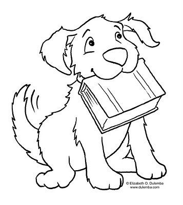 Kids-n-fun 68 coloring pages of Cats and dogs - coloring pictures of dogs