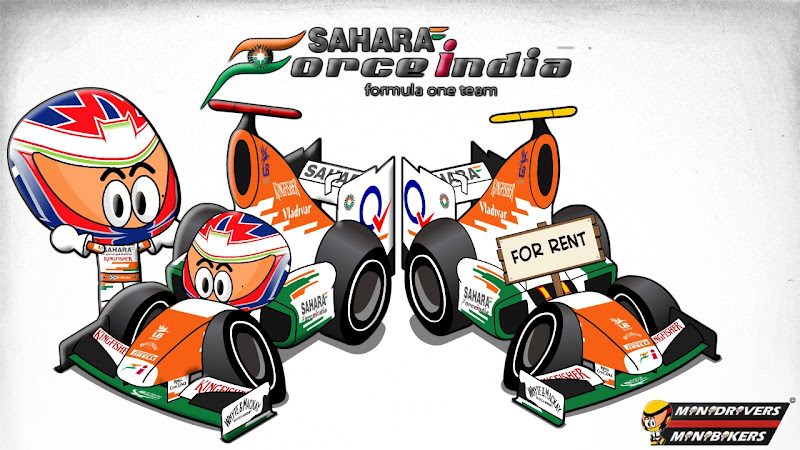 Пол ди Реста Force India VJM06 - Los MiniDrivers 2013