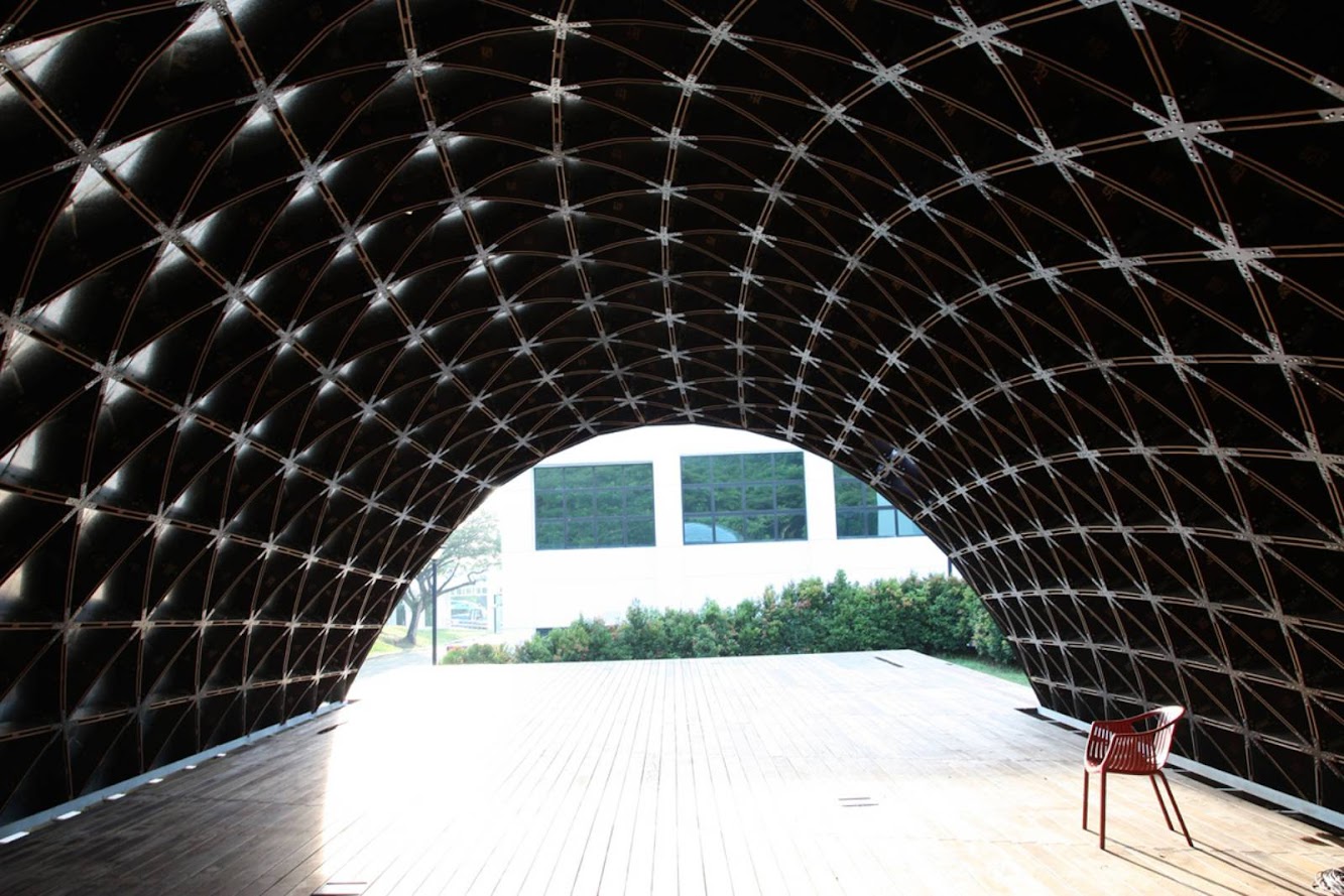 Sutd Library Gridshell Pavilion by City Form Lab