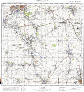 Уменьшенное изображение Карта 100k--m36-127