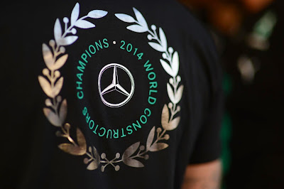 победная футболка Mercedes Гран-при России 2014