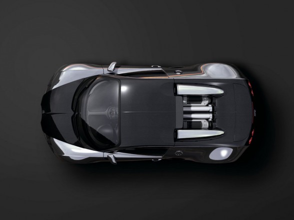 2008 Bugatti Veyron 16.4 Pur Sang Edition - Top Side View