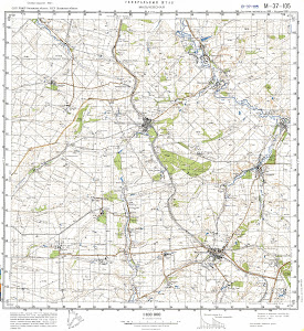 Уменьшенное изображение Карта 100k--m37-105