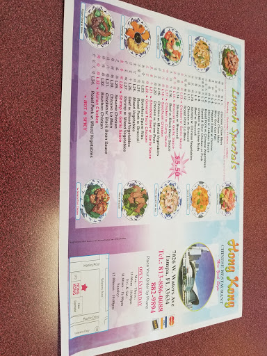 Chinese Restaurant «Hong Kong Restaurant», reviews and photos, 7026 W Waters Ave, Tampa, FL 33634, USA