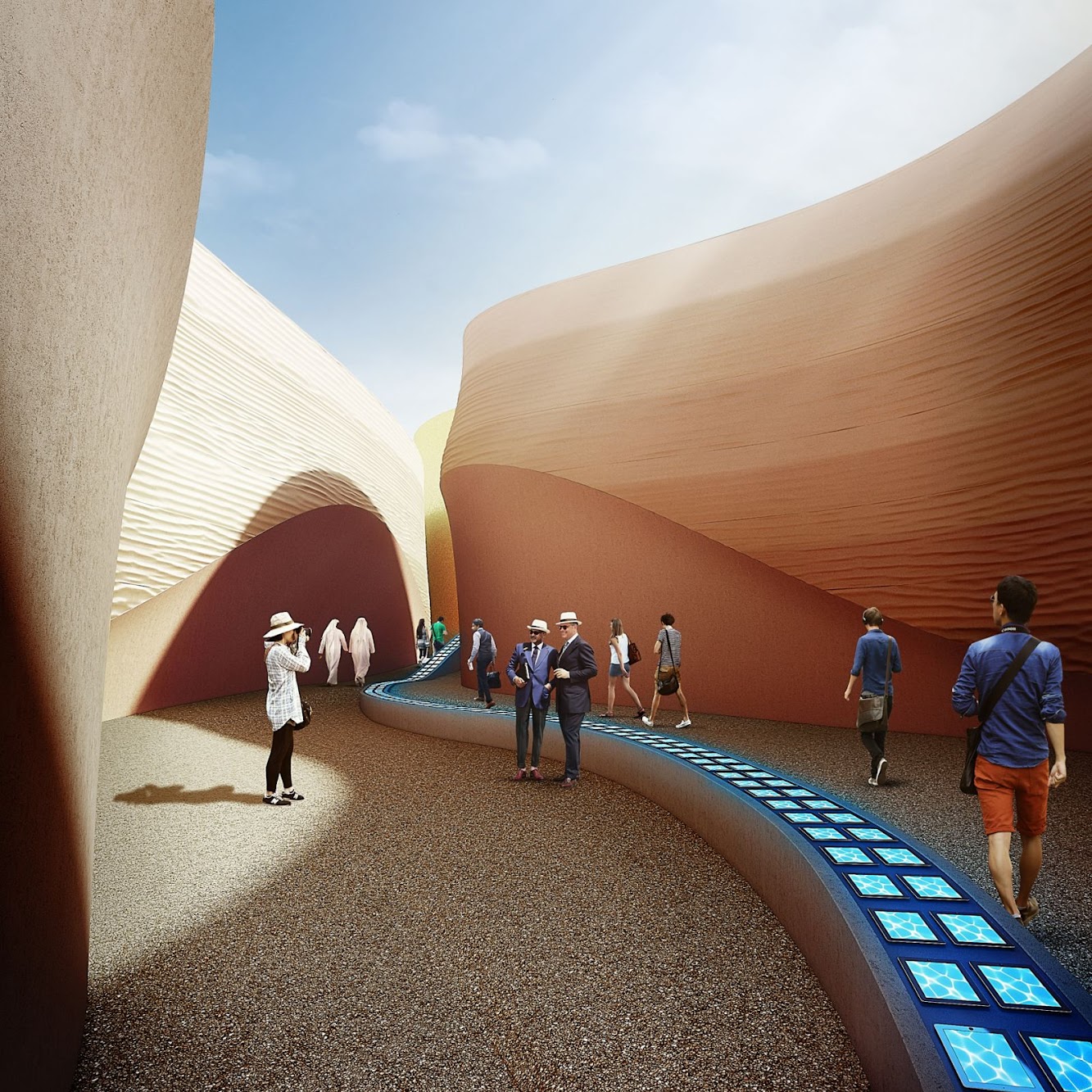 Uae pavilion Expo 2015 by Foster Partners