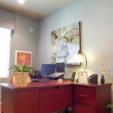 Minor Office 4 of 5 - Adequate filing space ensures that paperwork will stay organized. A desk lamp with a marblized glass shade provides task lighting while overhead recessed lights provide excellent ambient lighting.