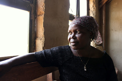 Mary Yusuf pictured in COCIN church, Zaron village, Nigeria