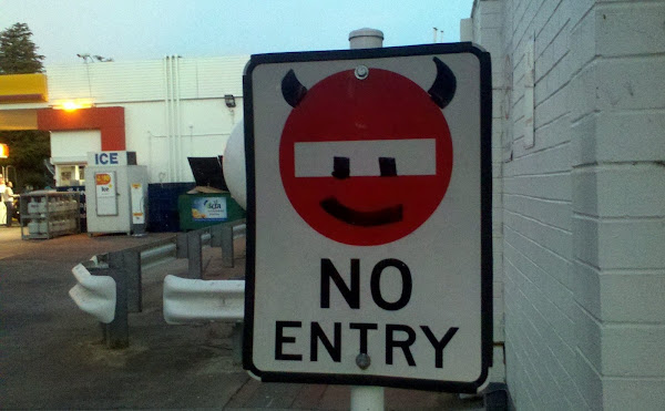 no entry sign improved