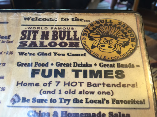 Bar & Grill «Sit N Bull Saloon», reviews and photos, 5450 Parmalee Gulch Rd, Indian Hills, CO 80454, USA