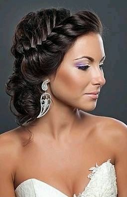 peinados semirecogidos con trenzas para graduacion