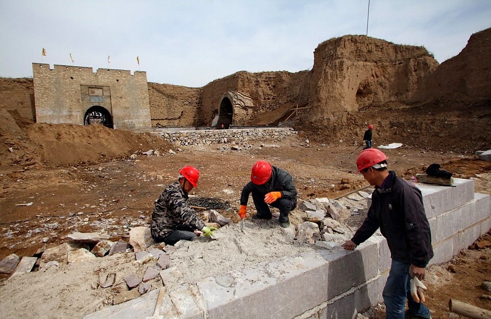 Military castle of Ming Dynasty under restoration in Hebei Province Military castle of Ming Dynasty under restoration in Hebei Province