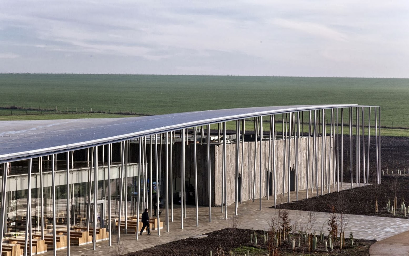 Stonehenge Visitor Centre by Denton Corker Marshall