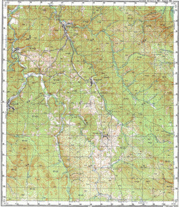 Уменьшенное изображение Карта 100k--n46-032