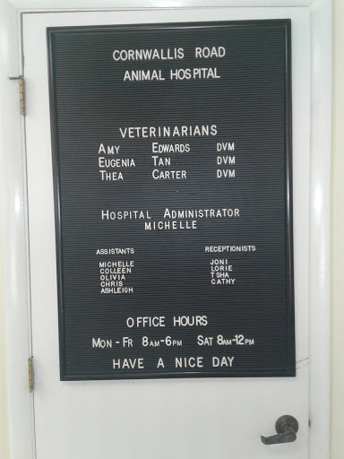 Veterinarian «Cornwallis Road Animal Hospital», reviews and photos