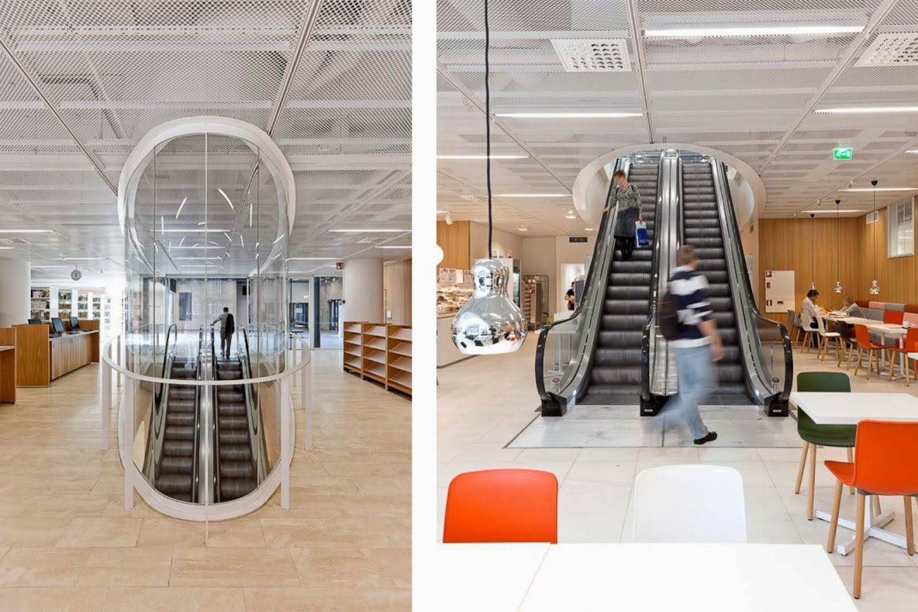 Helsinki University Main Library by Anttinen Oiva Architects