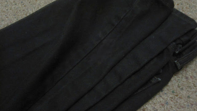 Bleach Stain, Black Jeans, After