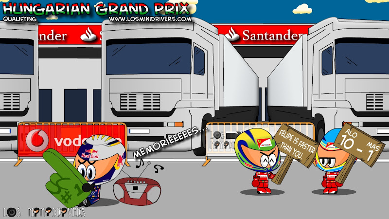 Los MiniDrivers по итогам квалификации на Гран-при Венгрии 2011